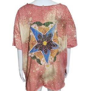Vibrant Floral Star Women's Blouse